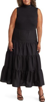 BY DESIGN Leslie Sleeveless Tiered Maxi Dress