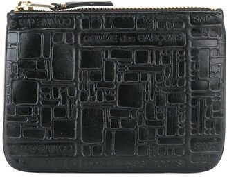 Embossed Leather Purse