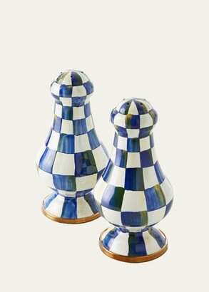 Royal Check Large Salt and Pepper Shakers