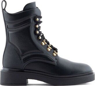 Lace-Up Leather Boots-AR