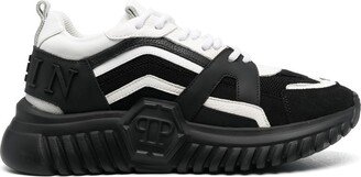 Bicolour Hexagon running sneakers