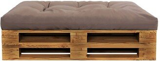 Pallet Cushion Taupe 47.2x31.5x4.7 Fabric - 47.2x31.5x3.9