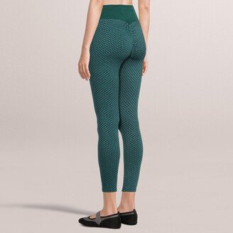 SOBEYO Legging Solid High Waisted Bubble Stretchable Fabric