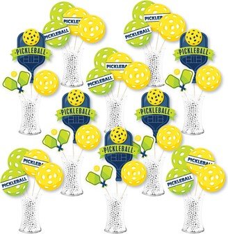 Big Dot Of Happiness Let's Rally Pickleball Birthday or Retirement Showstopper Table Toppers 35 Pc