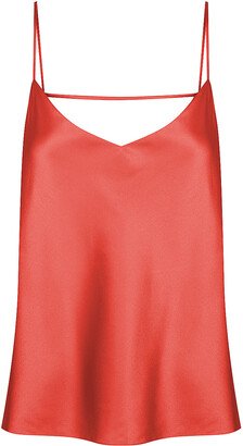 St Cloud Label Rickey Silk Cami - Cayenne