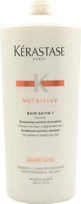 34Oz Bain Satin 1 Shampoo For Normal Hair-AA