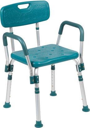 Emma+oliver 300 Lb. Capacity Quick Release Back & Arm Shower Chair