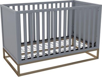 Haven 3 in 1 Convertible Wood Crib with Metal Base
