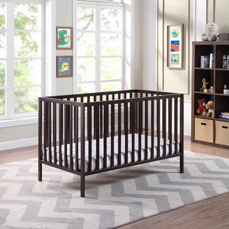 DECO Palmer 3-in-1 Convertible Island Crib Espresso