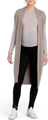 Heathered Relaxed Fit Maternity/Nursing Vest