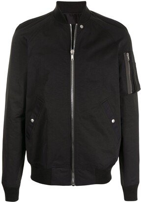 Zipped Bomber Jacket-AH