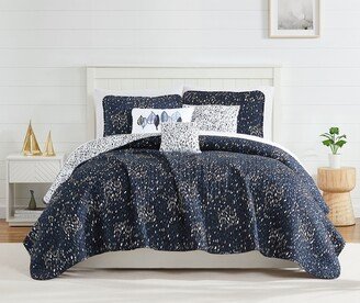 Botanical Leaves Quilt Bedding Set-AA