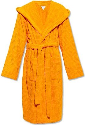 Belted Long-Sleeved Bathrobe-AB