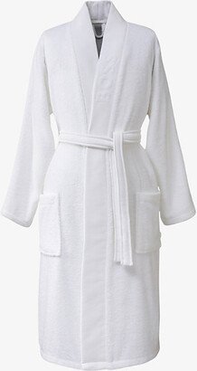 Ice ogo-embroidered Kimono Terry Cotton Dressing Gown