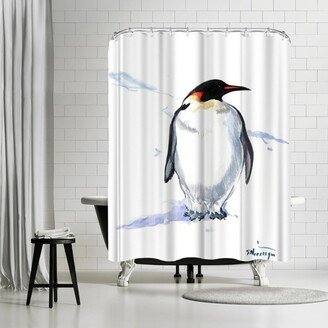 71 x 74 Shower Curtain, Emporer Penguin 4 by Suren Nersisyan