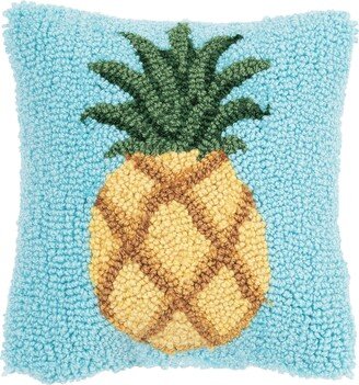 8 x 8 Pineapple Hooked Petite Throw Pillow