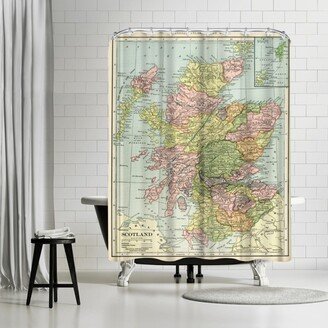 71 x 74 Shower Curtain, Scotland 16X20 by Samantha Ranlet