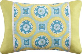 12 x 18 Delilah Blue Applique Pillow