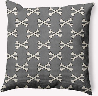 Cross Bones Decorative Throw Pillow