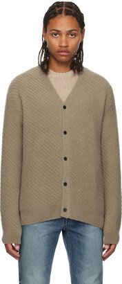 Tan Slash Cardigan