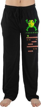 Mens Frogger Retro Video Game Sleep Pajama Pants-Small