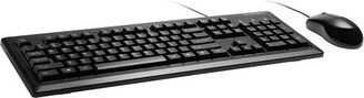 Kensington Keyboard & Mouse - USB, PS/2 Cable Keyboard - 104 Key - English (US) - Black - USB, PS/2 Cable Mouse - Optical - 3 Button - Scroll Wheel