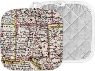 New Mexico Map Hot Pad - Pot Holder Kitchen Airbnb Closing Gift