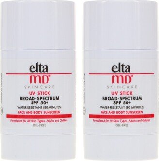 UV Stick Broad Spectrum SPF 50+ 1.3 oz 2 Pack