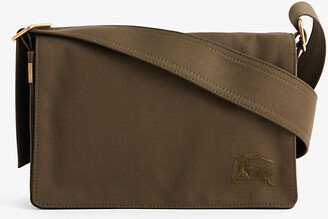 Olive Trench Woven Cross-body bag