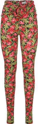 Floral Skinny Pants