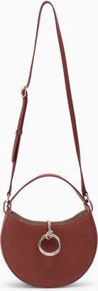 Arlène brown hobo bag