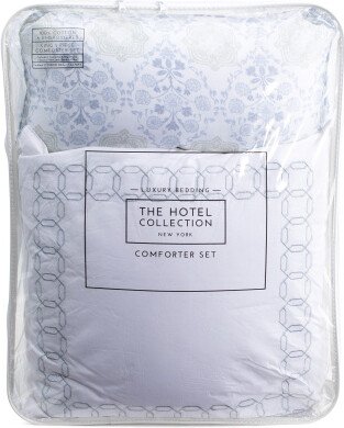 Cotton Embroidered Comforter Set