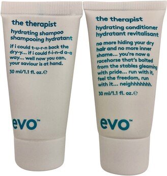 The Therapist Hydrating Shampoo & Conditioner Set 1.1 OZ Each