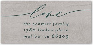 Address Labels: Rustic Mix Type Address Label, Grey, Address Label, Matte