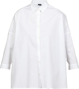 Cropped Sleeve Buttoned Shirt
