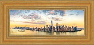 PosterPalooza 18x6 Traditional Gold Complete Wood Picture Frame with UV Acrylic, Foam Board Backing, & Hardware