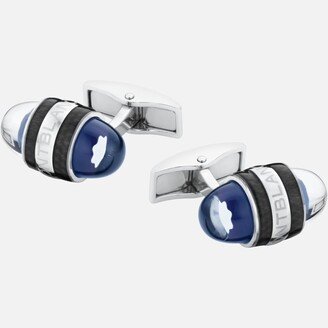 Starwalker Cufflinks Steel And Lacquer