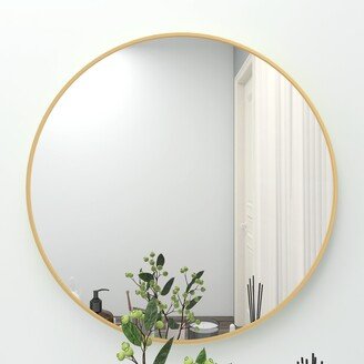 Circle Mirror Gold Farmhouse Mirror for Wall - Glod