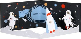 3d Space Scene Birthday Card (Pack of 1)