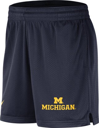 Michigan Men's Dri-FIT College Knit Shorts in Blue