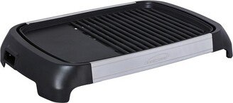 Select TS-641 1200 Watt Electric Indoor Grill & Griddle in Stainless Steel