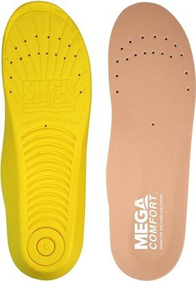 MEGAComfort Diabetic Personal Anti-Fatigue Mat (PAM)(r) Insole (Yellow/Pink) Insoles Accessories Shoes