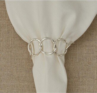 Circle Links Napkin Ring Set of 4