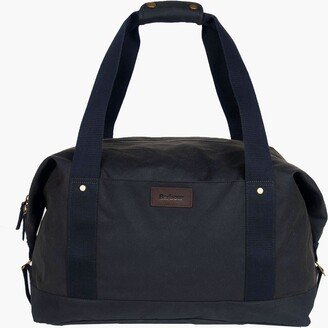 Navy Essential Wax Holdall Bag