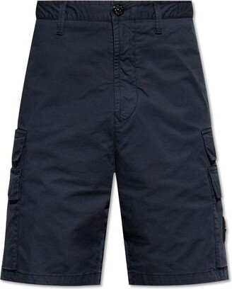 Logo Patch Cargo Shorts