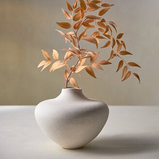 Organic Ceramic Vase, Short Neutral