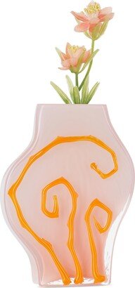 Silje Lindrup SSENSE Exclusive Pink & Orange Small Vase