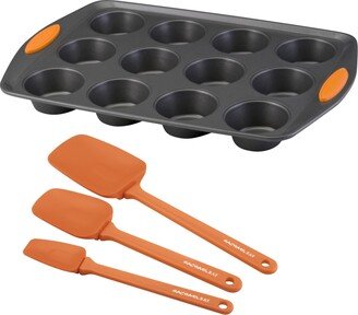 Yum-o! Bakeware Oven Lovin Nonstick 4-Pc. Muffin and Cupcake Making Set