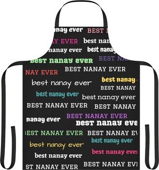 Best Nanay Multi Colored Font Apron | Filipino Mothers Day Gift Gift For Nanays