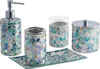 No Decorative Mosaic Glass Bathroom Accessories